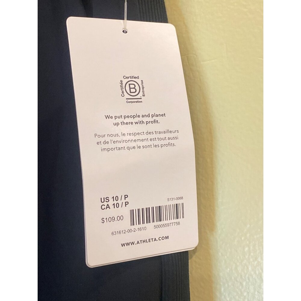 NWT Athleta Brooklyn Lined Jogger Black Women's 10 Petite MSRP$109 - Picture 12 of 15